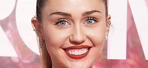 Miley Cyrus smiling close up
