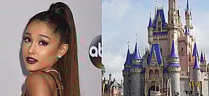 Ariana Grande (left) Magic Kingdom (right)