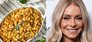 Stuffing (left) Kelly Ripa (right)