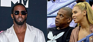 Diddy, Jay-Z, Beyoncé photo collage