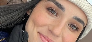 Ashley ShahAhmadi snaps a selfie.