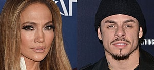 Jennifer Lopez (left) Casper Smart (right)