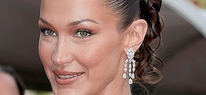 Bella Hadid close up
