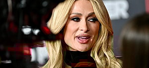 Paris Hilton at Formula 1 Heineken Silver Las Vegas Grand Prix.