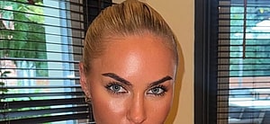 Charley Hull poses for the camera.