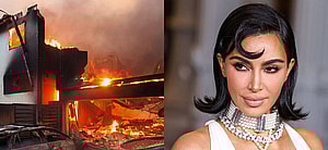 Wildfires, Kim Kardashian photo collage