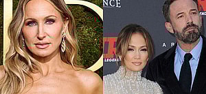 Nikki Glaser (left) J Lo and Ben Affleck (right)