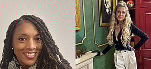 Side by side of Danielle Reyes and Carolyn Wiger.