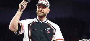 Jason Kelce surprised with graduation ceremony after New Heights Live show at University of Cincinnati