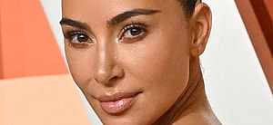 Kim Kardashian close up