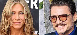 Jennifer Aniston (left) Pedro Pascal (right)