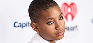 Willow Smith posing on the red carpet.