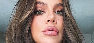 Khloe Kardashian close up