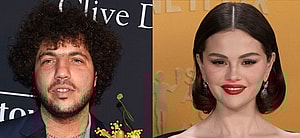 Benny Blanco (left) Selena Gomez (right)
