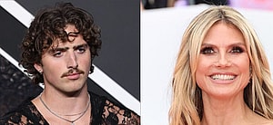 Benson Boone (left) Heidi Klum (right)