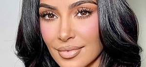 Kim Kardashian close up