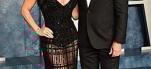 Lauren Sanchez and Jeff Bezos at Vanity Fair Oscar Party