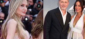 Angelina Jolie, Brad Pitt and Ines de Ramon photo collage