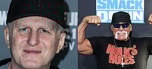 Photo collage of Hulk Hogan and Michael Rapaport.