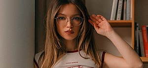 Bo Abrlic in glasses