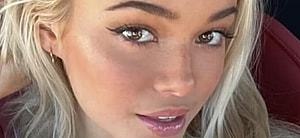 Olivia Dunne close up in a selfie