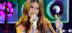 Maren Morris performing at 2025 New Years Eve In Times Square