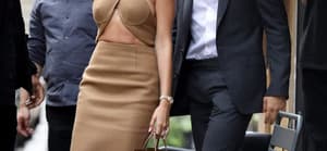 Hailey Baldwin and Justin Bieber had lunch at Dinand by Ferdi restaurant in Paris