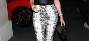 Larsa Pippen seen leaving dinner at 'Olivetti' Restaurant in West Hollywood, CA