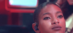 Willow Smith after getting her hair buzzed