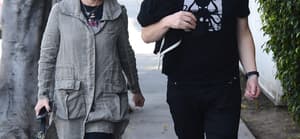 Mark Hoppus and His Wife Skye Have Lunch at Au Fudge in Los Angeles