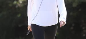 Lisa Rinna hiking in Los Angeles