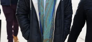 Tom Felton fashions a long scarf as he promotes film apos Ophelia apos at Sundance