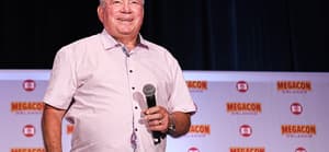 Actor William Shatner, best known for his portrayal of Captain James T. Kirk of the USS Enterprise in the Star Trek television series, movies, speaks at a Q