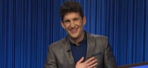 Matt Amodio on the Jeopardy! stage