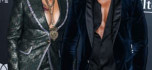 Faith Evans & Stevie J smiling