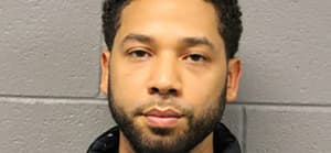 Mugshot of Empire actor Jussie Smollett after he allegedly faked a hate crime so he could get a raise.