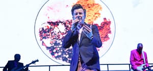 Rick Astley performing for NHS Workers at SSE Arena London
