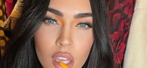 Megan Fox posing for the camera.