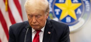 Former President Trump Joins TX Gov. Abbott At Unfinished Border Wall