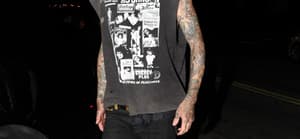 Kourtney Kardashian and Travis Barker dine at Craig apos s