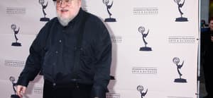 George R.R. Martin arrives at "An Evening with The Game of Thrones" hosted by the Academy of Television Arts and Sciences