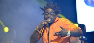 Kodak Black performs on stage at his Homecoming Concert