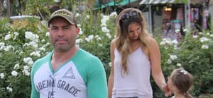 Joe Rogan and Family in Calabasas