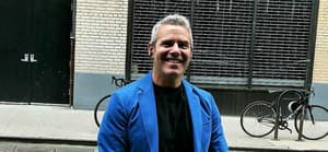 Andy Cohen arrives to the Wendy Williams Show