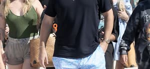 Scott Disick looks relaxed as he spends time with his 3 children on the beach in Miami