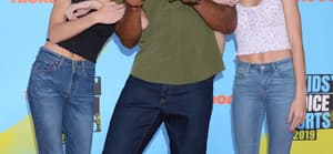 Michael Strahan and daughters Isabella Strahan, Sophia Strahan