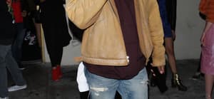 Actor Marlon Wayans is spotted leaving the Delilah restaurant