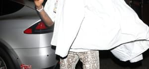 Travis Scott goes to the Nice Guy restaurant to party with friends