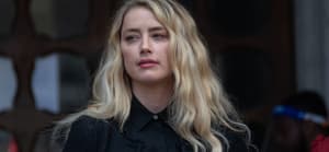 Amber Heard at The Royal Courts of Justice