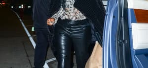 Garcelle Beauvais outside Catch Restaurant
